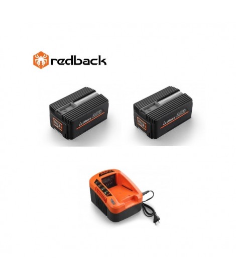 REDBACK Set 2 acumulatori EP20 40V 2Ah si incarcator EC20