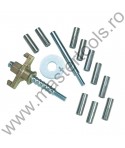 DEWALT Set de fixare in beton ce include 10 dibluri pentru standurile pentru masini de gaurit si carotat D215821-D215831-D215851