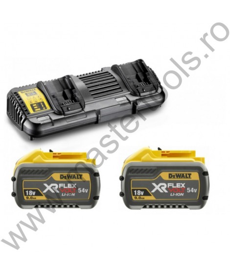 DEWALT incarcator DCB132,2 acumulatori 9.0Ah 18/54V DCB546 XR FLEXVOLT