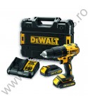 DEWALT Masina de gaurit si insurubat XR 18V cu 2 acumulatori Li-Ion XR 1.5 Ah si valiza