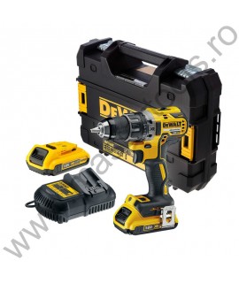 DEWALT Masina compacta de gaurit si insurubat 460W cu 2 acumulatori