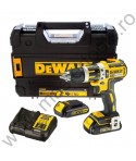 DEWALT Masina compacta de gaurit insurubat cu percutie cu acumulatori Li-Ion XR de 18V 1.5Ah