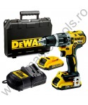 DEWALT Masina compacta de gaurit cu percutie motor fara perii 460W 18V XR Li-Ion 2.0Ah