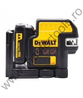 DEWALT Nivela laser in cruce 10.8V 5 Puncte - Rosu x 4AA