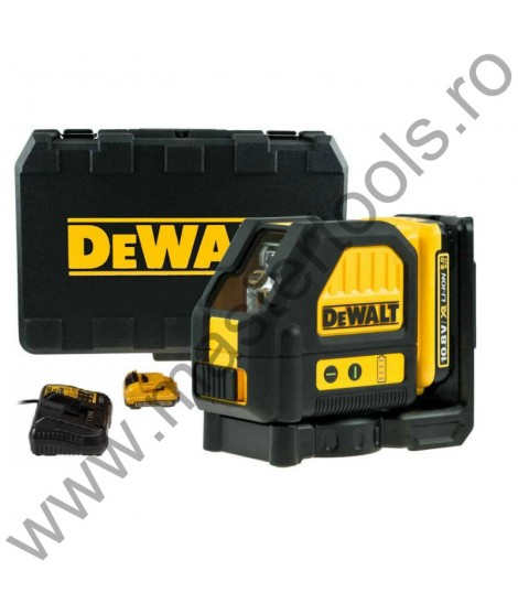DEWALT Nivela laser in cruce autonivelanta 10.8V FASCICUL ROSU - EU