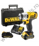 DEWALT Masina de insurubat cu impact XR Li-Ion 10.8V cu 2 acumulatori 2.0Ah DCF813D2