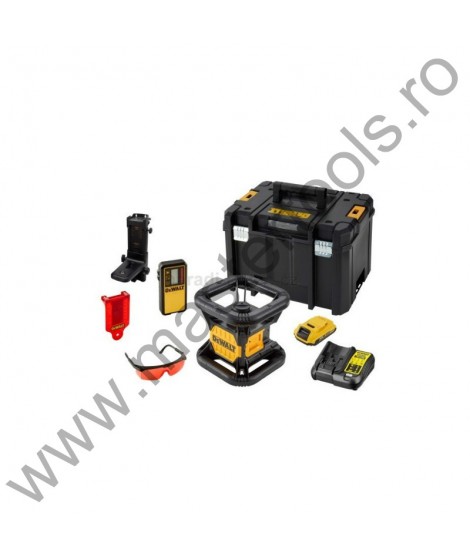 DEWALT Set nivela laser rotativa 074 - Rosu - Eu