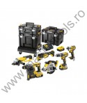 DEWALT Set 6 scule in TSTAK DCK654P3T