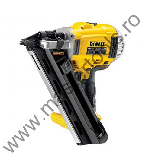DEWALT Pistol de batut cuie motor fara perii 2 viteze 18V XR Li-Ion fara acumulatori si incarcator DCN692N