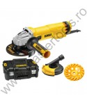 DEWALT Set Polizor unghiular 1200W 125mm comutator glisant No-Volt Release DWE4217KT