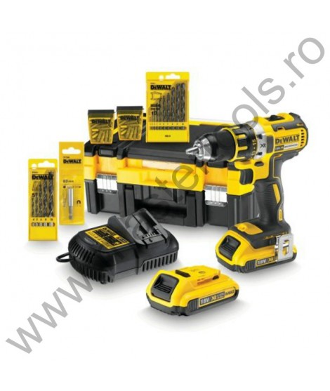 DEWALT Set Masina compacta de gaurit DCK790D2 valiza si accesorii