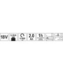 YT-82814 YATO Fierastrau sabie cu acumulator 18V Li-Ion