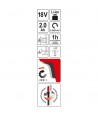 YATO YT-82822 Fierastrau pendular cu acumulator litiu ion 18 V
