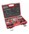 HILLEN & MOHR TOOLS Trusa chei tubulare 1/2,1/4 Cr-V,72 buc 17K072