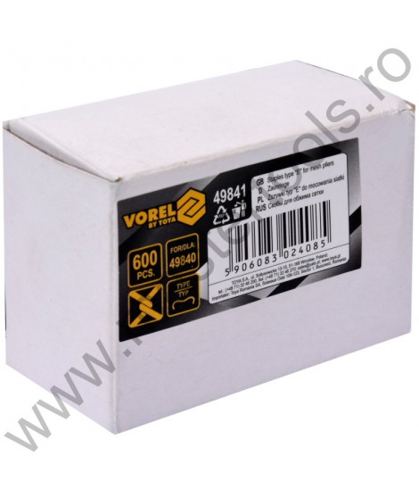 49841 VOREL Capse pentru plasa 600 bucati