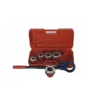 DEDRA Set clupa manuala de filetat 3/8", 1/2", 3/4", 1", 1 1/4"