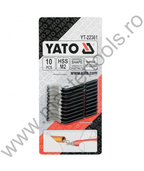 YATO Set 10 lame de rezerva pentru Debavuratorul YT-22360