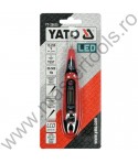 YATO Tester digital tensiune electrica 12-250V
