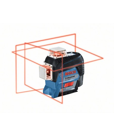 BOSCH 0601063R05 GLL 3-80C Nivela laser+LR 7 +BM 1+L-BOXX 136