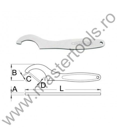 UNIOR Cheie cu gheara 255/2, 12 - 14 mm