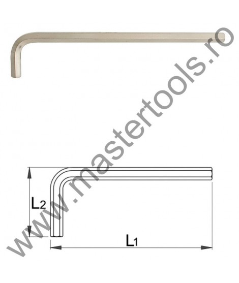 UNIOR Cheie locas hexagonal varianta lunga 220/3L, 1.5 mm