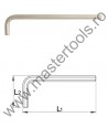 UNIOR Cheie locas hexagonal varianta lunga 220/3L, 1.5 mm