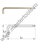 UNIOR Cheie locas hex cu cap sferic varianta lunga 220/3SL, 1.5 mm