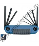 EKLIND Set 8 chei locas hexagonal tip briceag