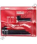 EKLIND Set 17 chei locas hexagonal scurte si lungi in husa de plastic