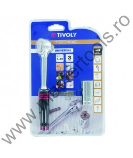 TIVOLY Cap tubular universal 3/8" cu pini