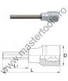 UNIOR Capat cheie tubulara impact profil hexagonal 1/2"-192/2HXL, 5 mm