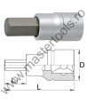 UNIOR Capat cheie tubulara impact profil hex exterior1/2"-192/2HX, 4mm