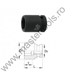 UNIOR Capat cheie tubulara de impact 1/2", 10 mm