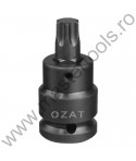 OZAT Capete chei tubulare de impact 1/2" profil TORX exterior