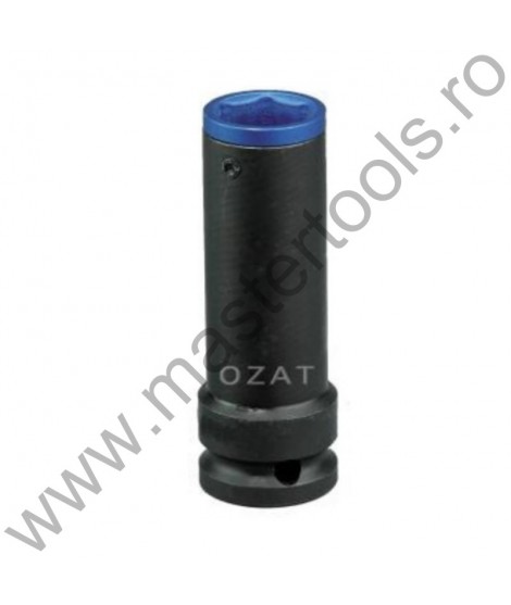 OZAT Capete chei tubulare de impact cu profil protectie de aluminiu 1/2" 6 laturi lungi