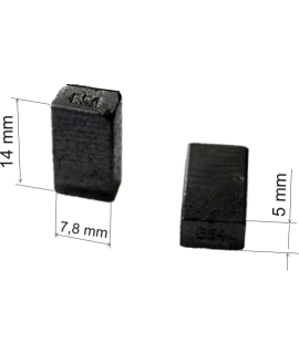 Bosch 2610391290 Perii colectoare pentru GSB 10, GBM 6 RE,PWS 720-115