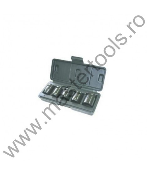 OZAT Trusa capete tubulare de impact scurte 1/2" 10-24 mm 5 piese