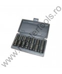 USET-031 OZAT Trusa capete tubulare de impact cu inel de retinere 1/2" 8-19 mm 7 piese