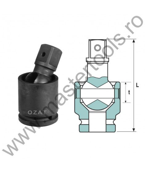 OZAT Intermediar cardanic de impact 5/8"