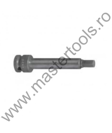 OZAT Capete chei tubulare de impact 3/4" cu profil hexagon exterior - o piesa varianta lunga - 150 mm