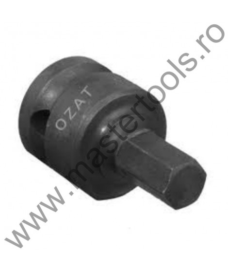 OZAT Capete chei tubulare de impact cu profil hexagon exterior 1", 1 piesa
