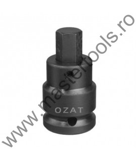 OZAT Capete chei tubulare de impact cu profil hexagon exterior 1.1/2", 2 piese
