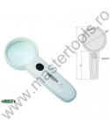 INSIZE Lupa, marire 4X, cu LED