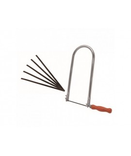 DEDRA Fierastrau traforaj + cinci lame pentru taieri in lemn