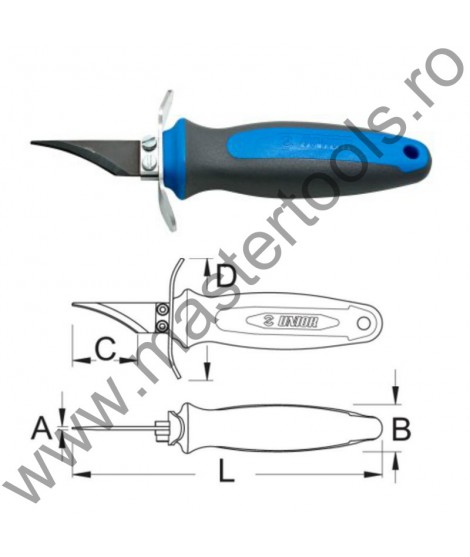 UNIOR Cutit cu maner bimaterial 556G