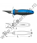 UNIOR Cutit cu maner bimaterial 556G
