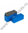 620947 UNIOR Set de poansoane - 642LPB, litere mari, 10.0 mm