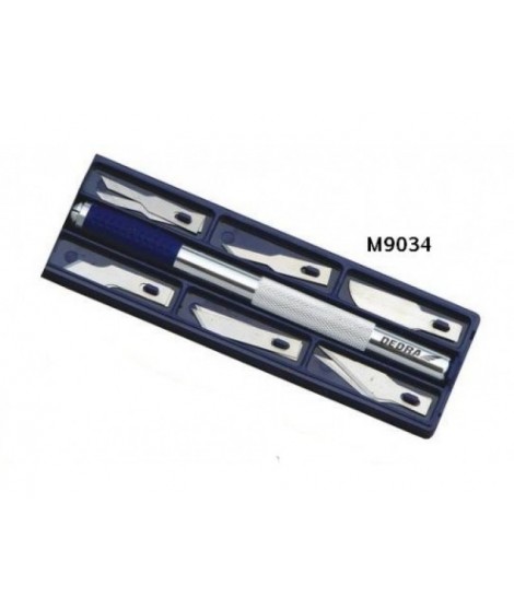 DEDRA M9034 Cutter pentru taieri de precizie cu 12 lame 6 mm
