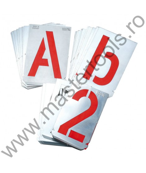 GRAVUREM Set sabloane litere A-Z 10 - 7000B