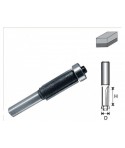 DEDRA Freza semirotunda pentru canelat 8 mm